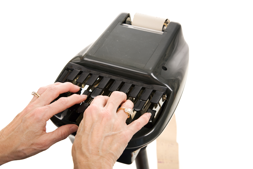 stenograph machine