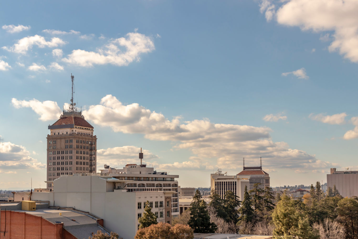 Fresno skyline