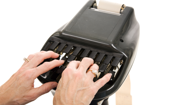 stenograph machine