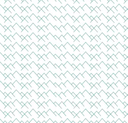 a pattern of teal mountains