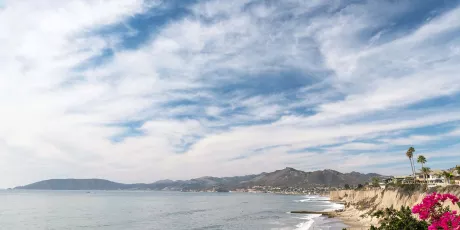 Landscape of CA Coastline featuring ocean