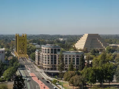 view of the Tower Bridge in Sacramento