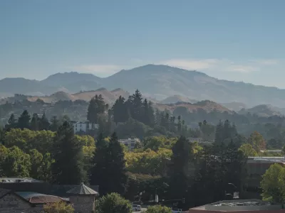 view of Mt. Diablo from Walnut Creek