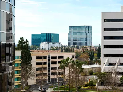 view of buildings in Costa Mesa, California