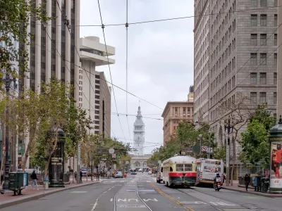 The Ferry Building from Market Street - San Francisco